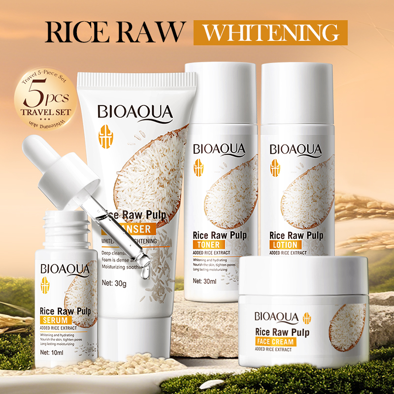 Luxury Skincare Kit - Rice Puree Skin Care Set &