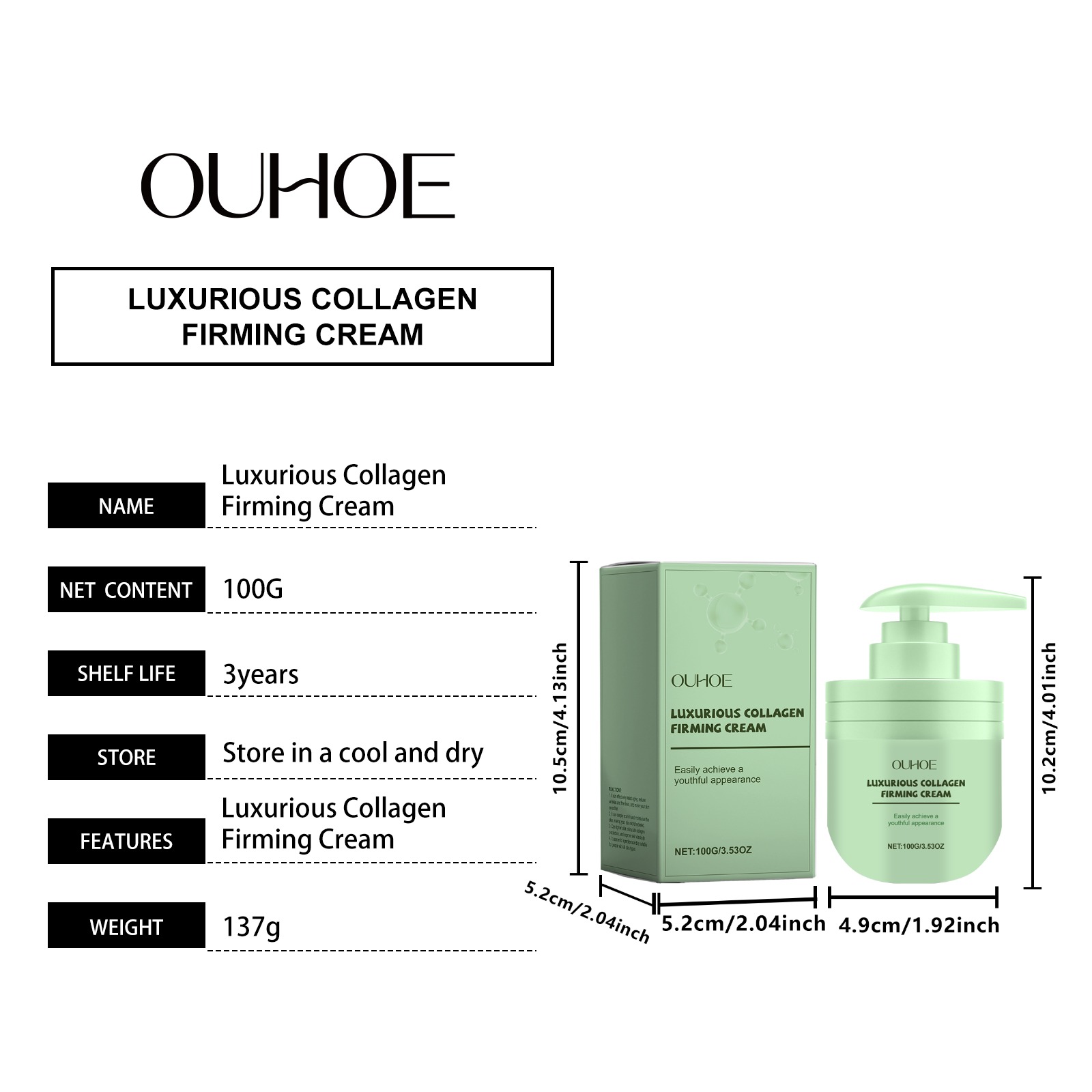 100g Collagen Peptide Cream Tr - Luxury Skincare Daily 评论和价格