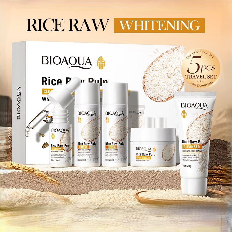Rice Puree Skin Care Set & Soa - Luxury Skincare Kit 评论和价格