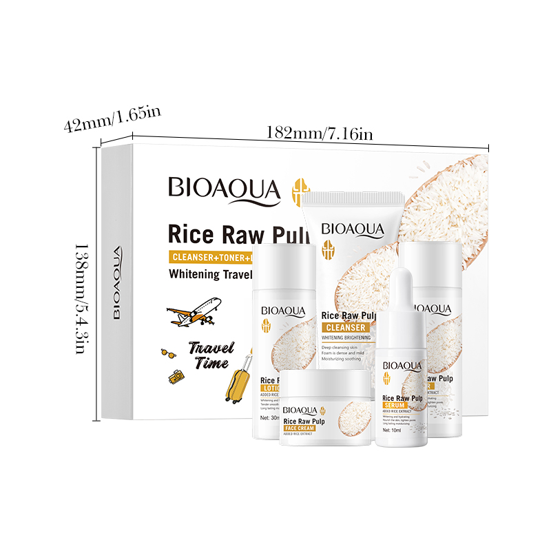 Rice Puree Skin Care Set & Soa - Luxury Skincare Kit 评论和价格